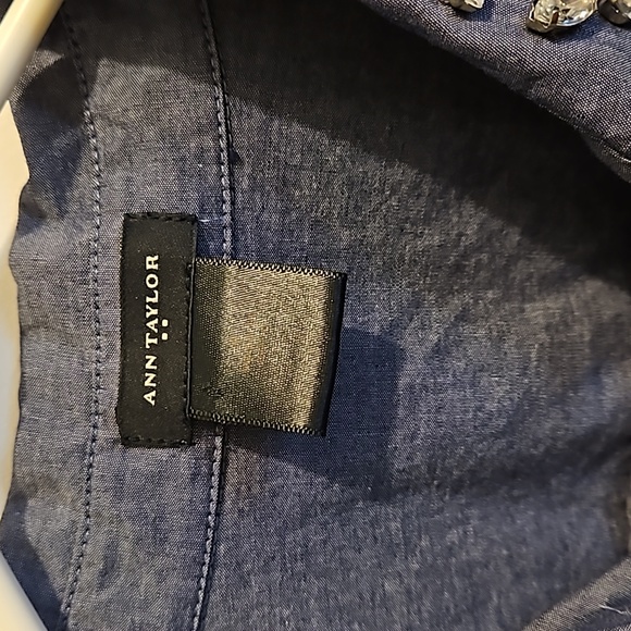 Ann Taylor Women's Button Down Shirt Long Sleeve Blouse Size 6 Top #W-574 - Picture 3 of 14